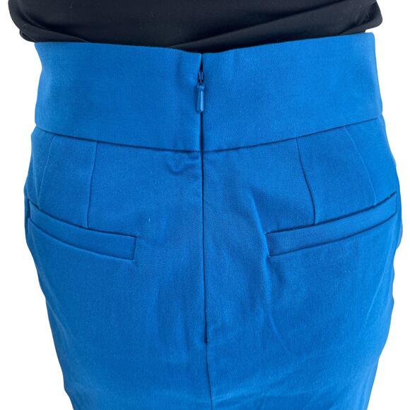 Banana Republic US 00 Petite XXS Blue High Waist Pencil Skirt - Picture 5 of 7